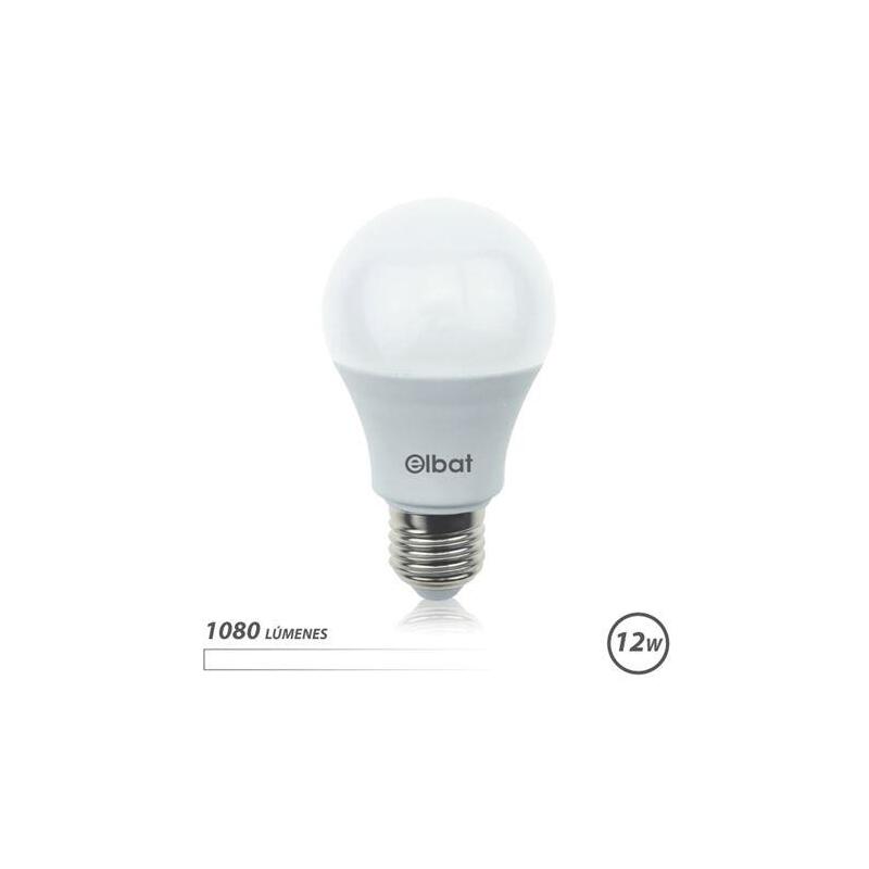 Elbat Bombilla Led A60 - 12w - 1080lm - E27 - Luz Blanca