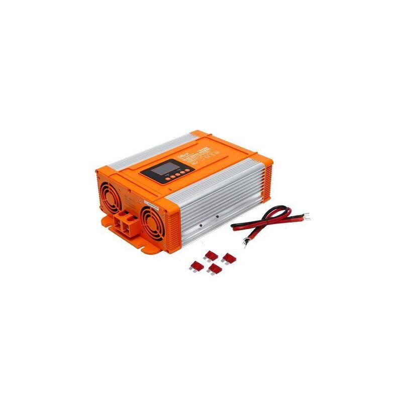 Elbat Convertidor De Corriente Onda Pura Con Pantalla Lcd 1200w - Varios