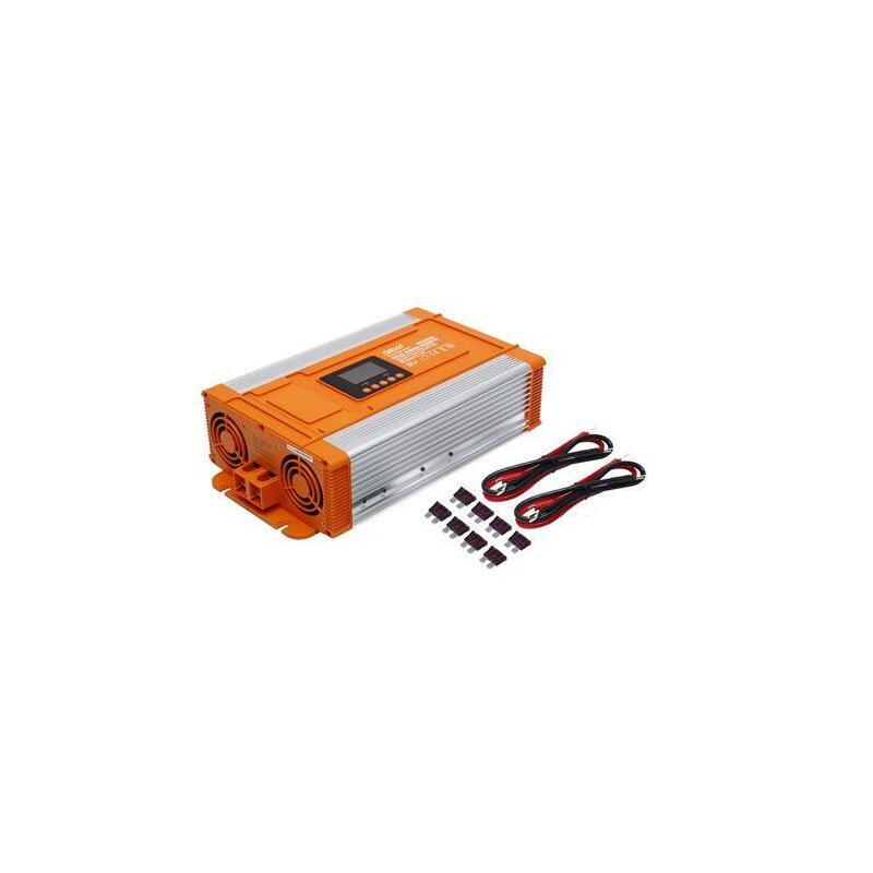 Elbat Convertidor De Corriente Onda Pura Con Pantalla Lcd 2000w - Varios