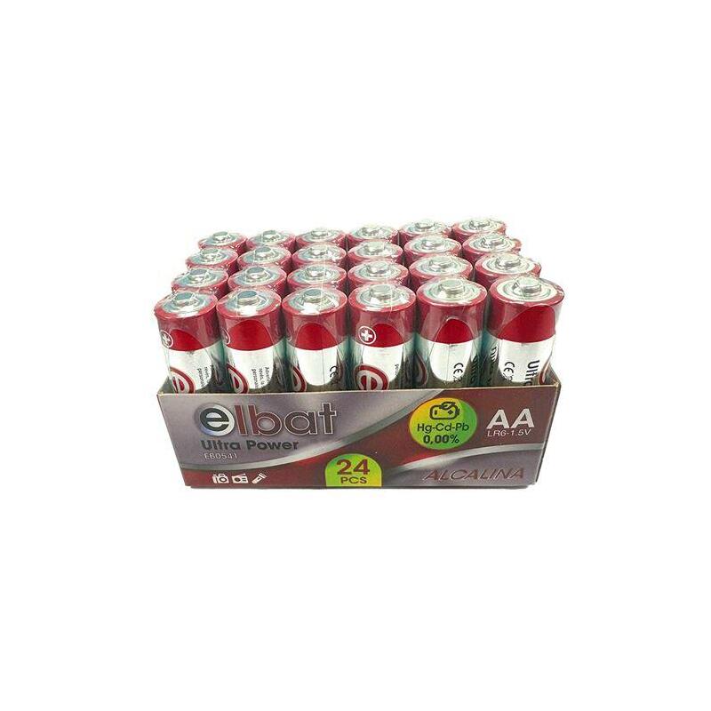 Elbat Pack 24 Pcs Pilas Alcalinas Lr6/Aa - Varios