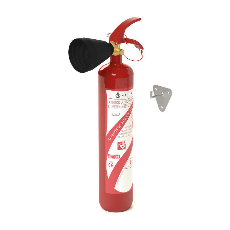 Elitex T000032p Extintor Co2 2kg
