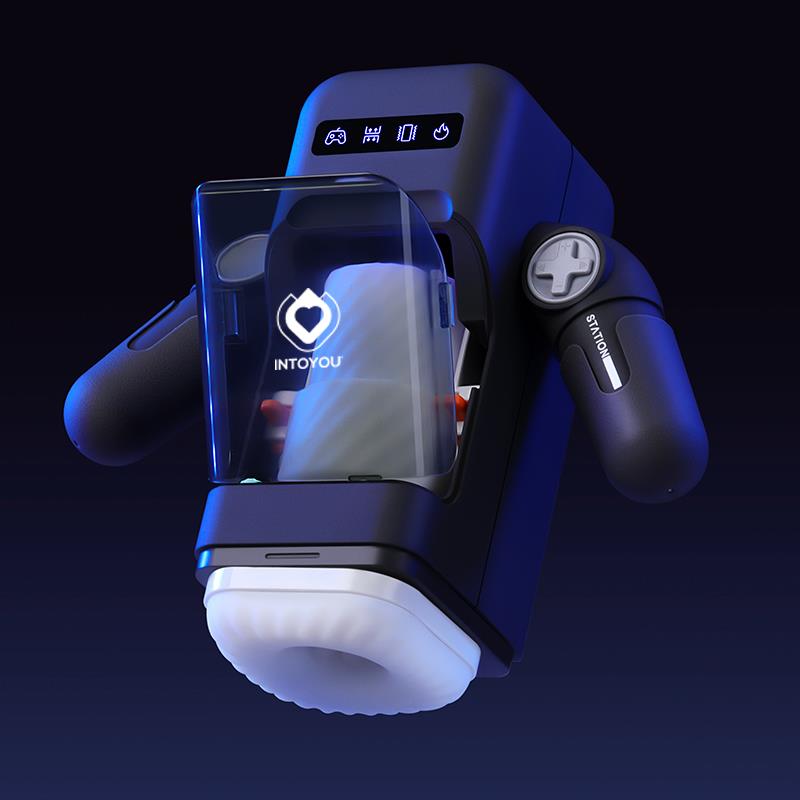 Elon Masturbador Inteligente Función Up And Down, Calor, Vibración Y Soporte Movil