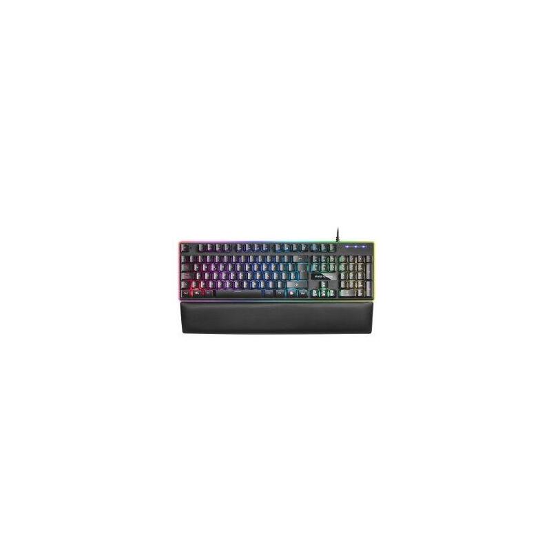 Embalaje Dañado/Desprecintado (Km0) Teclado Mars Gaming Mk320 H-Mechanical Red Iluminacion Rgb En Teclas Y Contorno Panel De Alumi