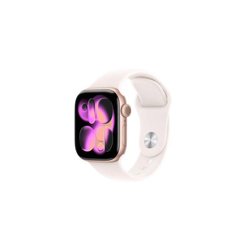 Embalaje Deteriorado - Apple Watch Series 11 Gps + Cellular 42mm Rose Gold Alu Case, Light Blush Sport Band S/M Eu Mf8e4 - Only Box Damage 195950469646-D