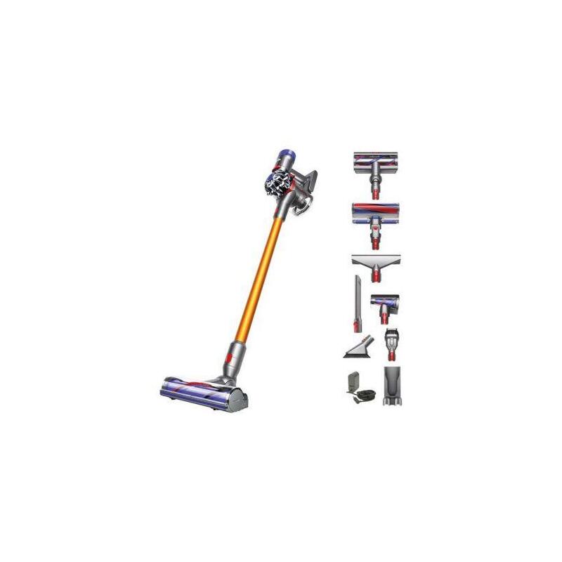 Embalaje Deteriorado - Dyson V8 Absolute (2023) Cordless Vacuum Cleaner Nickel/Silver Eu 476547-01 - Only Box Damage 5025155090152