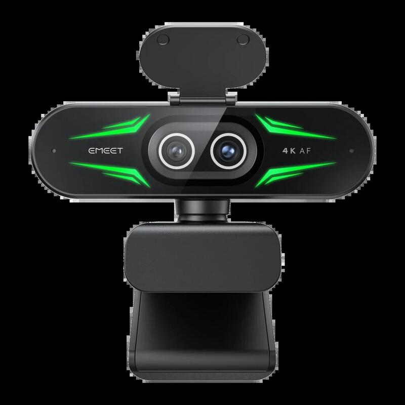 Emeet Smartcam C60e 4k Dual 30fps 2 Micrófonos 1080p 60fps Negro Autoenfoque Webcam