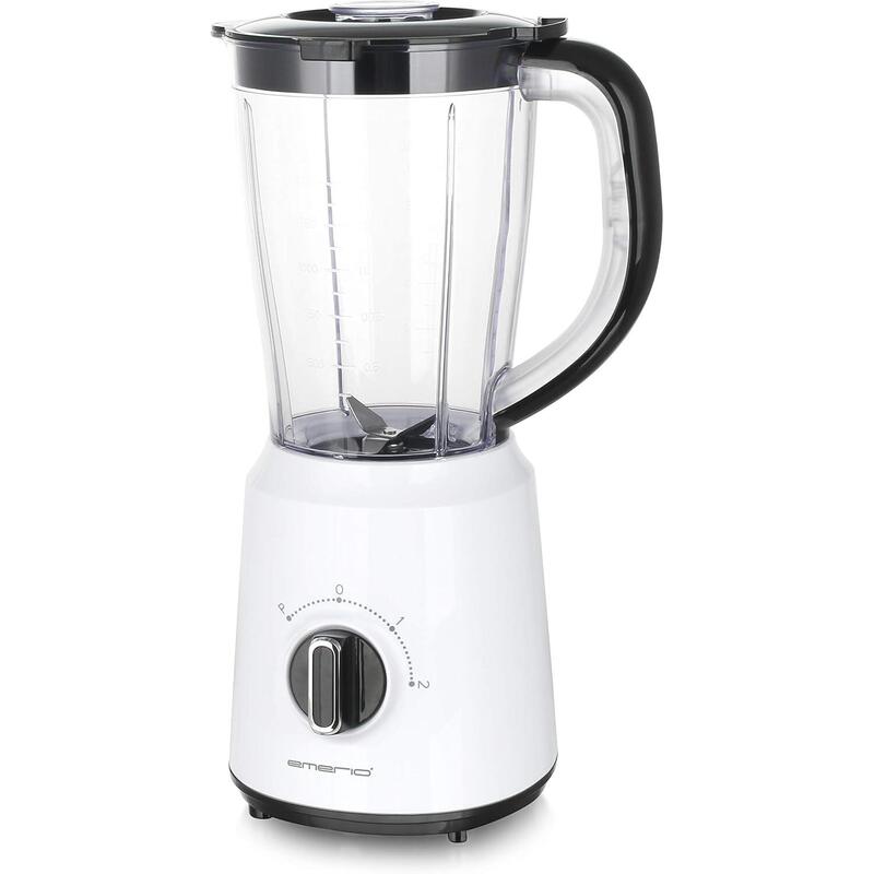 Emerio Bl-124816 - Batidora De Vaso (500 W), Color Blanco Y Negro
