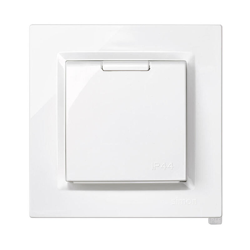 Enchufe 2p+T Tipo F Monobloc Blanco