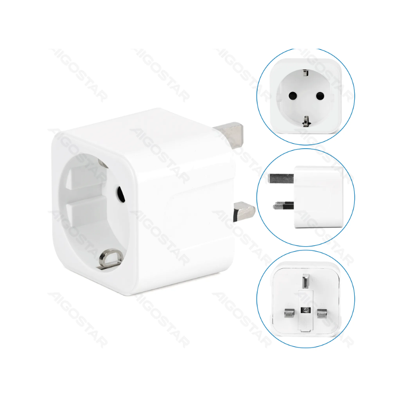 Enchufe De Pared Universal Alemania A Gran Bretaña Blanco Aigostar