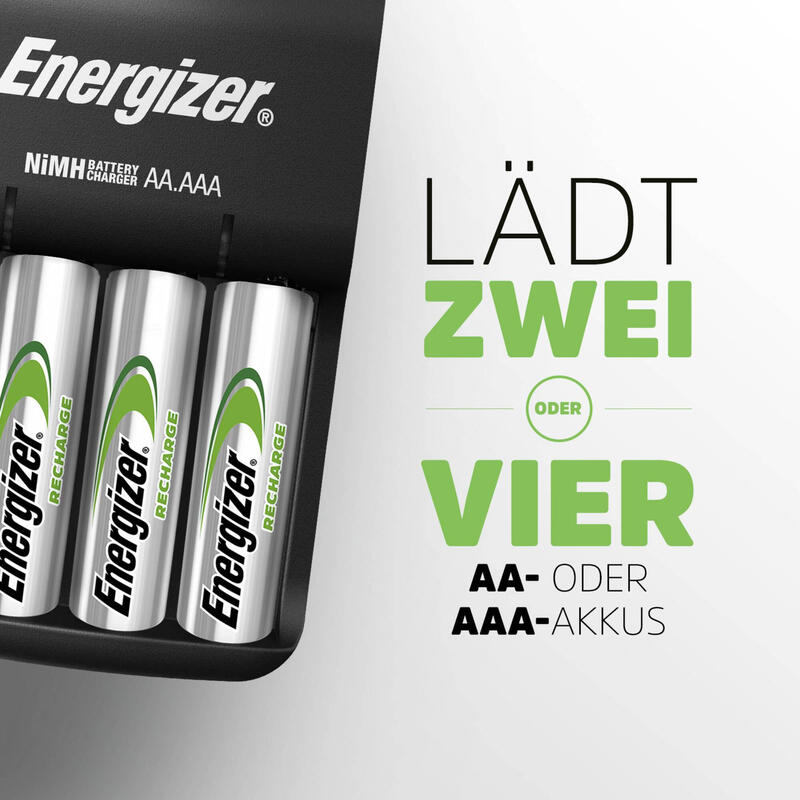 Energizer Cargador Base + 4xhr6 Aa 1300mah