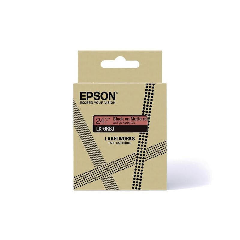 Epson C53s672072 Etiqueta De Impresora Negro, Rojo