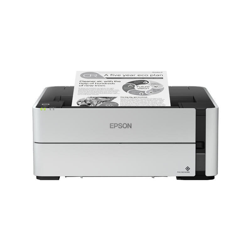 Epson Ecotank Et-M1180impresoramonocromoa Dos Caraschorro De Tintaa4/Legal1.200 X 2.400 Ppphasta 39 Ppmcapacidad: 250 Hojasusb 2.0, Lan, Wi-Fi