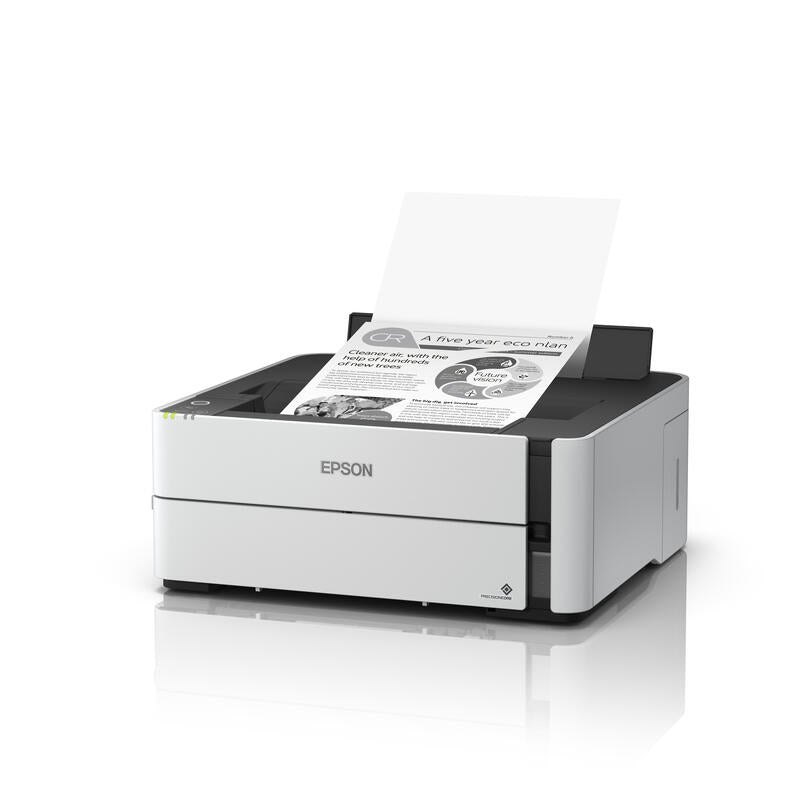 Epson Ecotank Et-M1180impresoramonocromoa Dos Caraschorro De Tintaa4/Legal1.200 X 2.400 Ppphasta 39 Ppmcapacidad: 250 Hojasusb 2.0, Lan, Wi-Fi