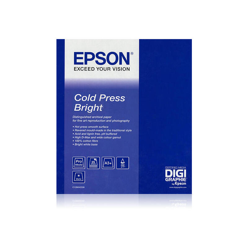 Epson Gf Papel Artístico Cold Press Bright 60&Quot X50'