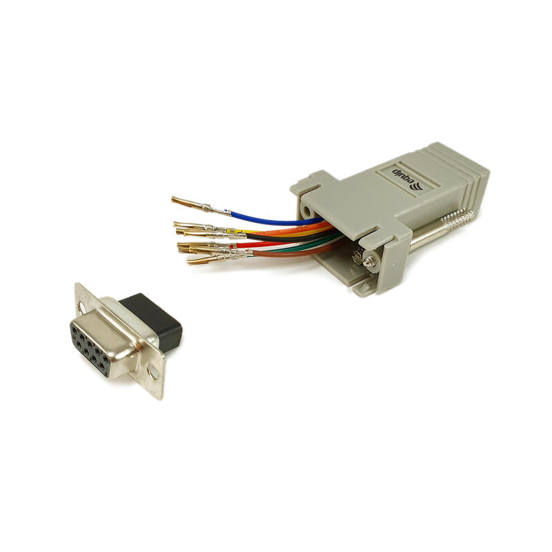 Equip Adapter Db9 Serial->Rj45 H/H 8pin Gris Bolsa De Plástico