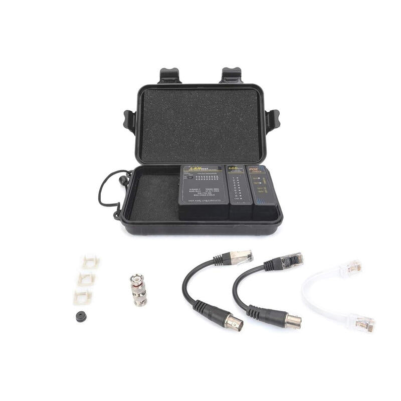 Equip Comprobador De Cables Para Rj45/Rj12/Rj11/Bnc/Poe Negro