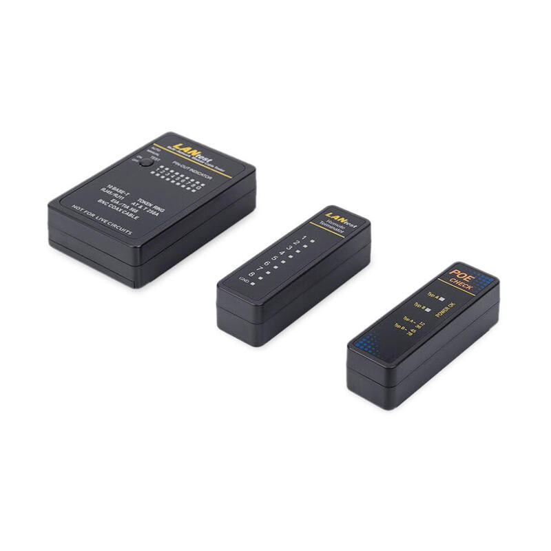Equip Comprobador De Cables Para Rj45/Rj12/Rj11/Bnc/Poe Negro