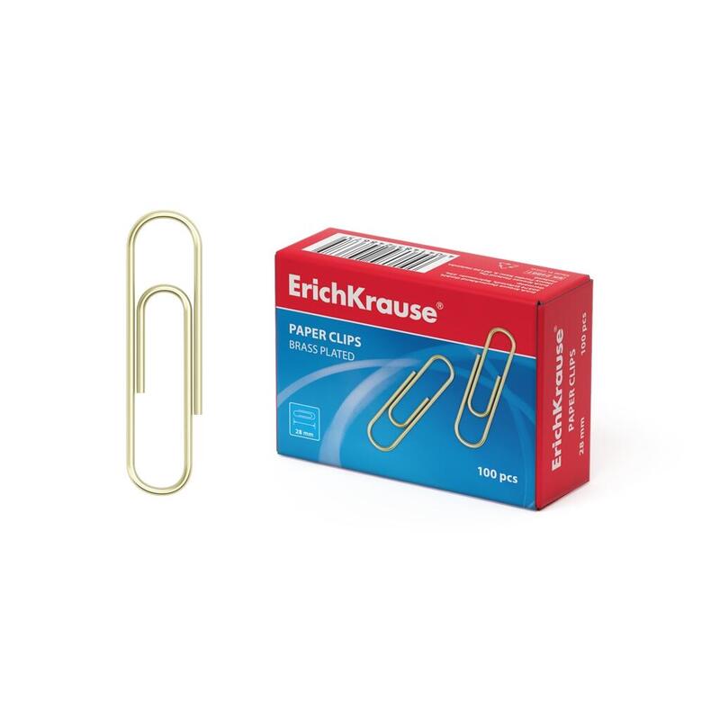 Erichkrause Clips Con Recubrimiento De Cobre - Alta Resistencia Y Durabilidad - Resistente A La Corrosion - Color Cobre