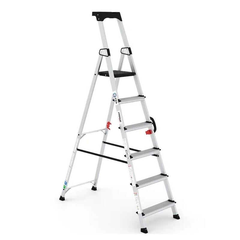 Escalera Profesional Delux De Aluminio 6 Peldaños