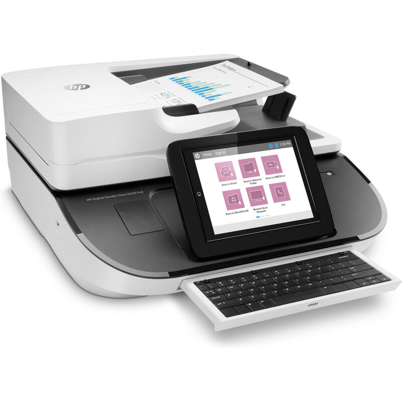 Escaner Scanjet Entreprise Flow 8500 Fn2 Hp Estación De Trabajo Para Captura De Documentos Hp Digital Sender Flow 8500 Fn2