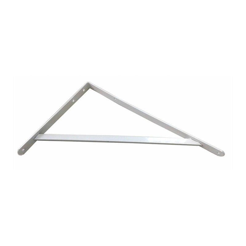 Escuadra De Acero Blanco Fortex 33x50cm Edm