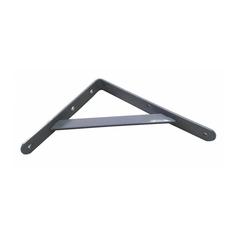 Escuadra De Acero Gris Plata Fortex 20x25cm