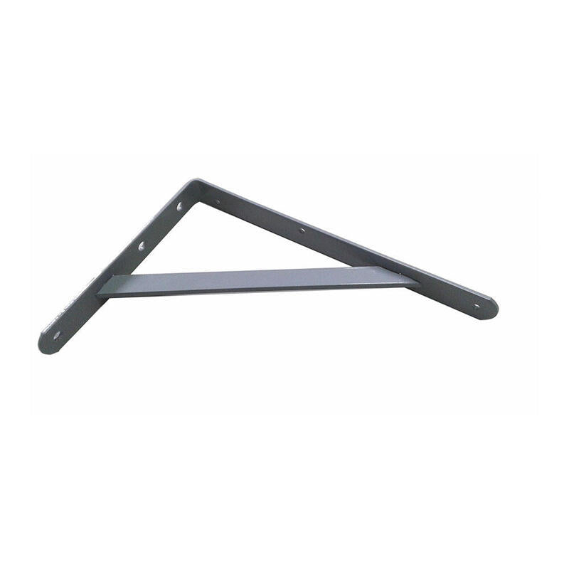 Escuadra De Acero Gris Plata Fortex 20x30cm