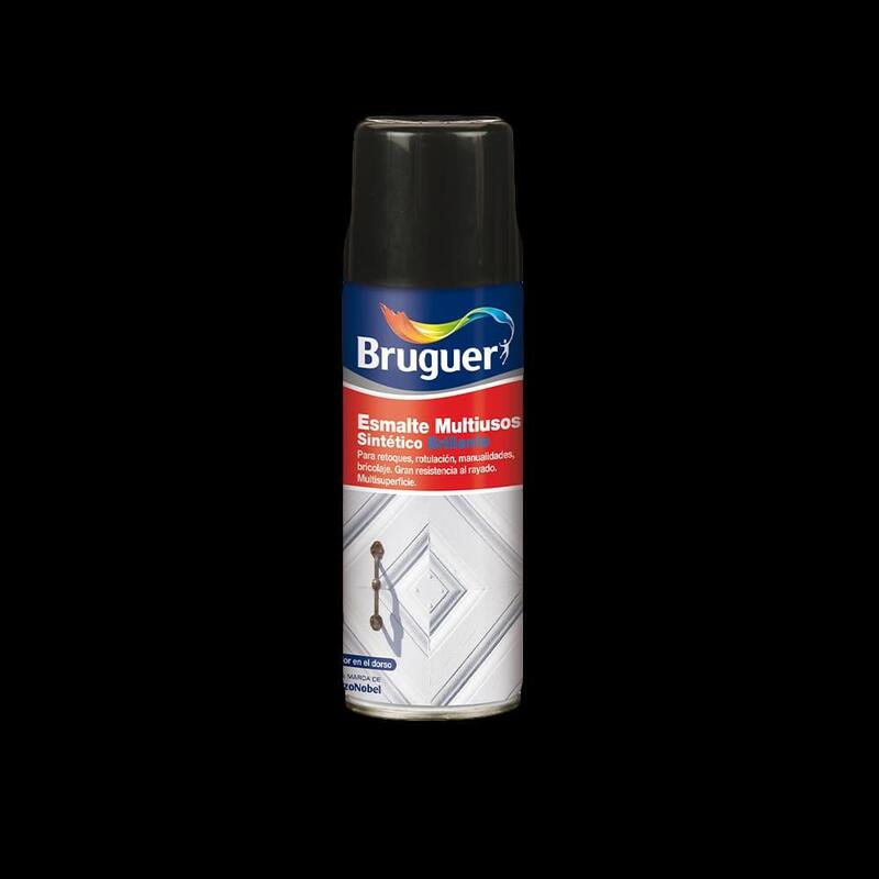 Esmalte Multiuso Spray Mate Negro 0,4l 5197993 Bruguer