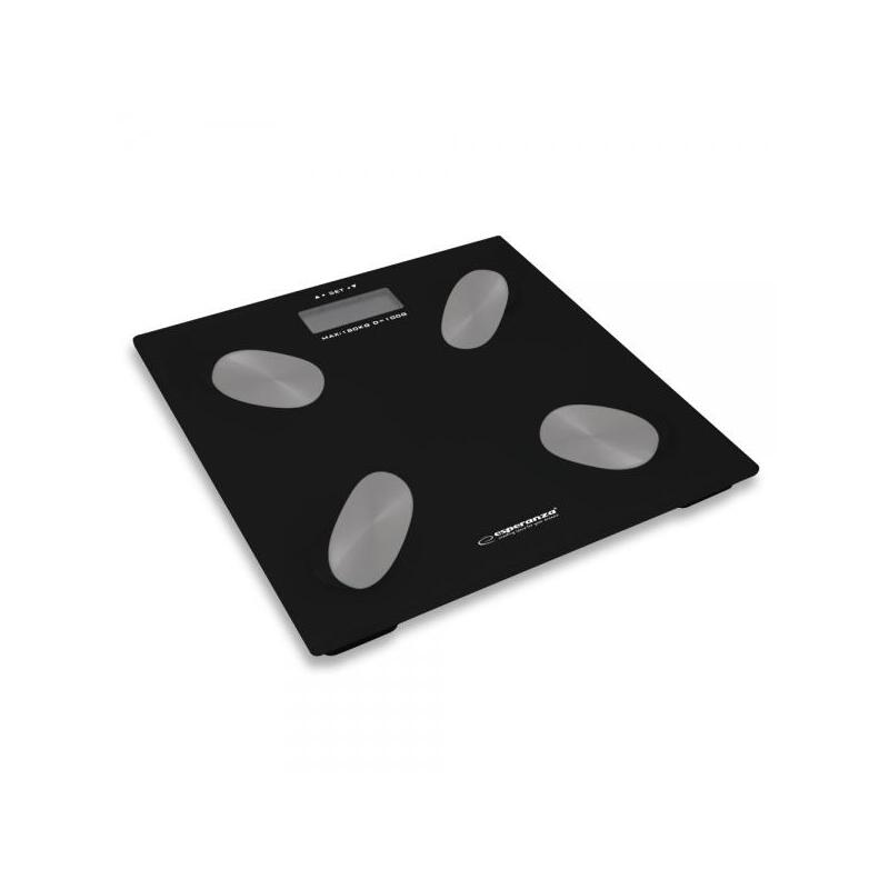 Esperanza Ebs022b Bascula Multifuncion Cha-Cha Hasta 180kg / 100g Negra
