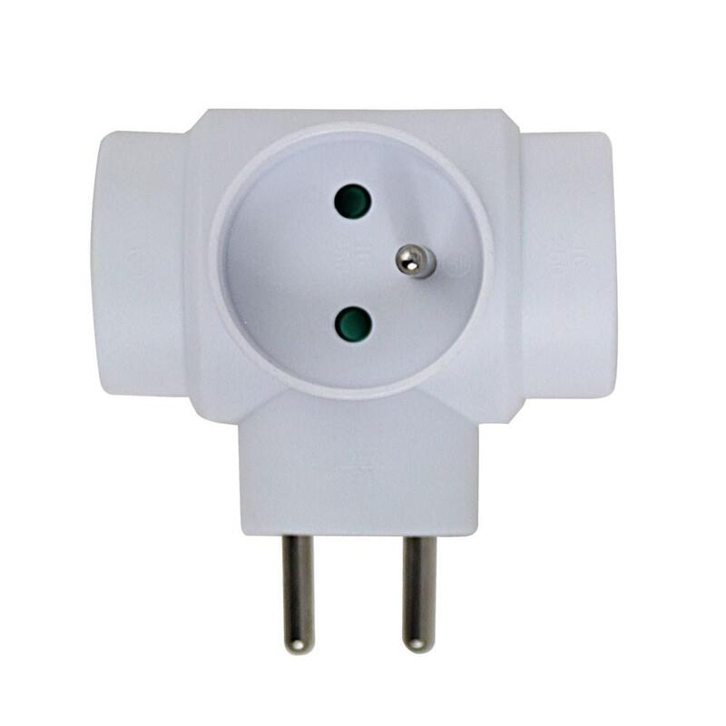 Esperanza Elk302w Divisor Eléctrico 3 Tomas Blanco