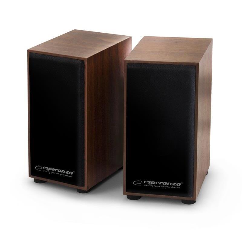 Esperanza Ep122 Folk - Altavoces 2.0 / 2 X 3w Color Madera