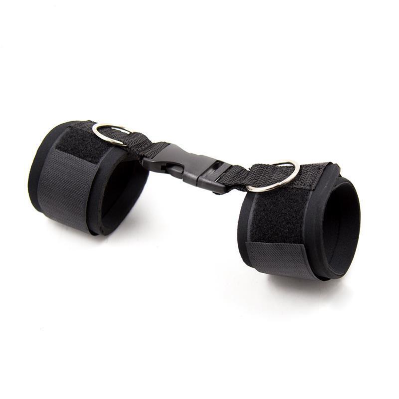 Esposas De Neopreno Para Tobillos Con Velcro Negro