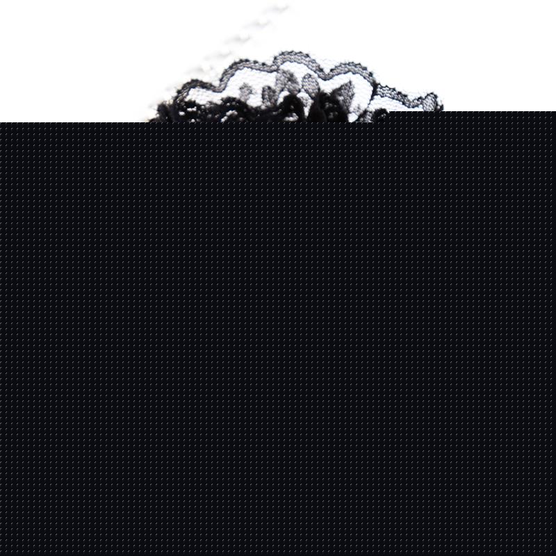 Esposas Para Pies De Encaje Elástico Negro