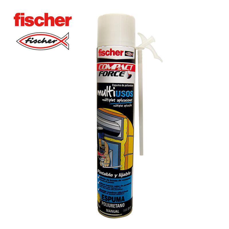 Espuma Poliuretano Multiusos Manual 98666 Fischer 700ml