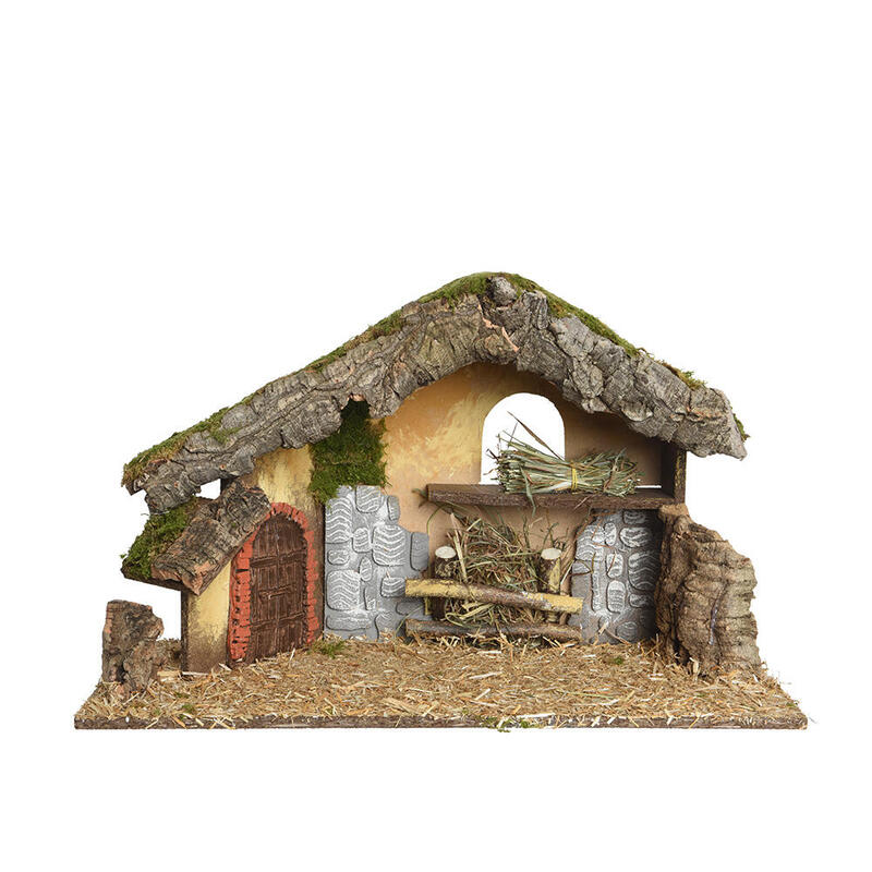 Establo Vacio Para Belen 50x22x30cm