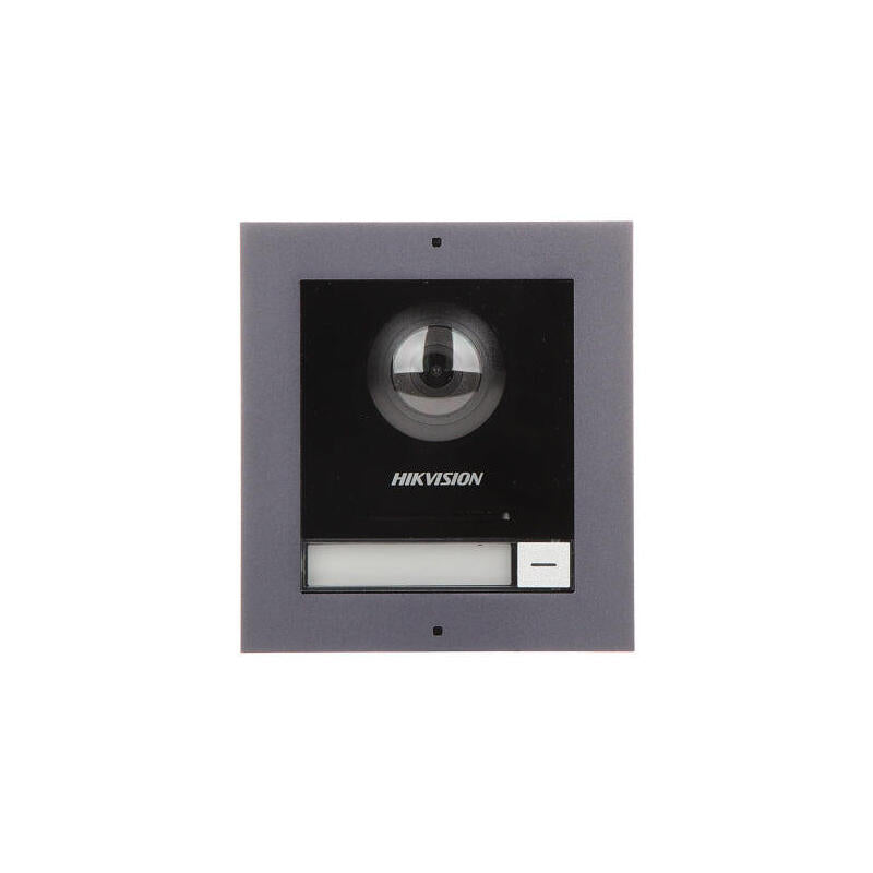 Estación De Puerta Modular Superficie Profesional Videoportero Ip Cámara 2mp Botón Ip65 2 Relés Entrada Alarma 4ch Hikvision