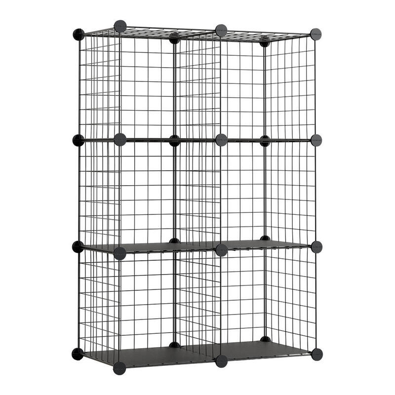 Estantería Modular Metálica Titan C6 Negro