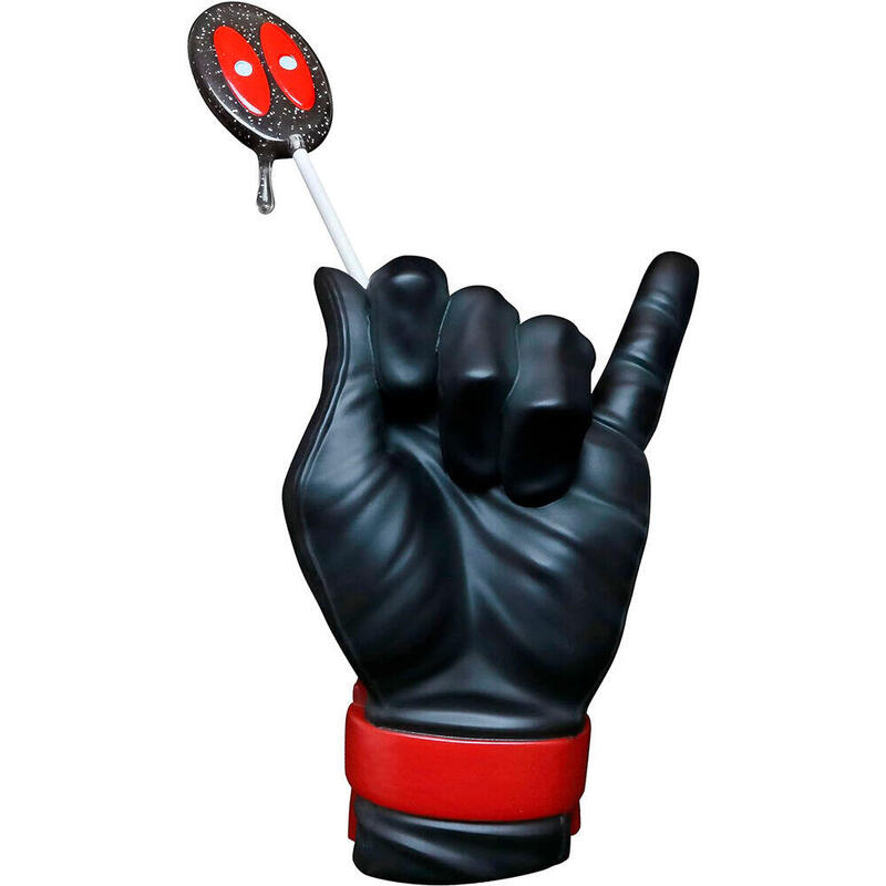 Estatua Heroic Hans Deadpool Marvel 26cm Negro