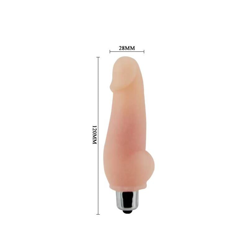 Vibrador Baile Estimulador Color Natural 12 Cm