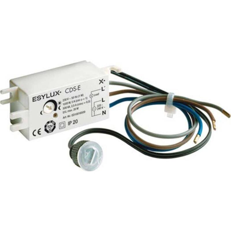 Esylux Interruptor Crepuscular Para Cds-E Nachtrglichen Montaje Blanco Ed10016509