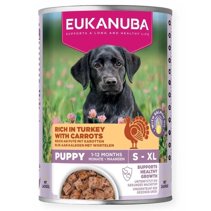 Euk Dog Can Lc Pup Ab Tur&Car 400g