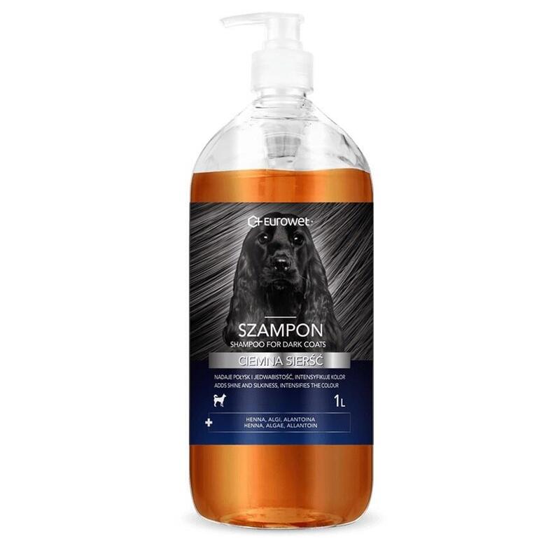 Eurowet Shampoo Dark Coat Para Perro 1l