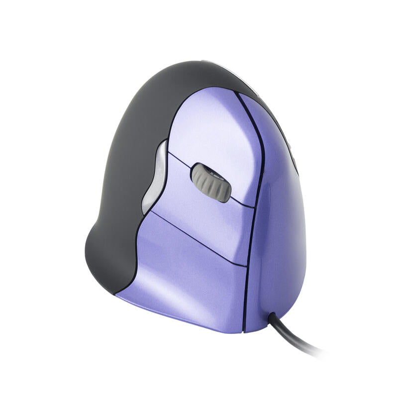 Evoluent Raton Verticalmouse 4 Small - Negro/Lila