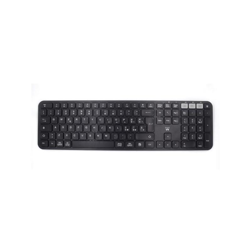 Ewent Teclado Inalambrico - Modo Ahorro De Energia - Disposicion Italiana Qwerty It - 1x Bateria Aaa (Incluida) -