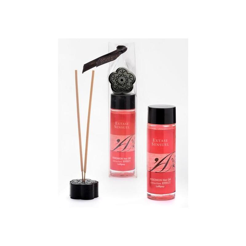 Extase Sensual - Aceite Masaje Efecto Calor Con Feromonas Pirulet 100 Ml