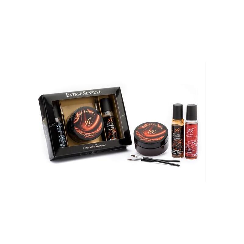 Extase Sensual - Kit Cofre Chocolate Afrodisiaco