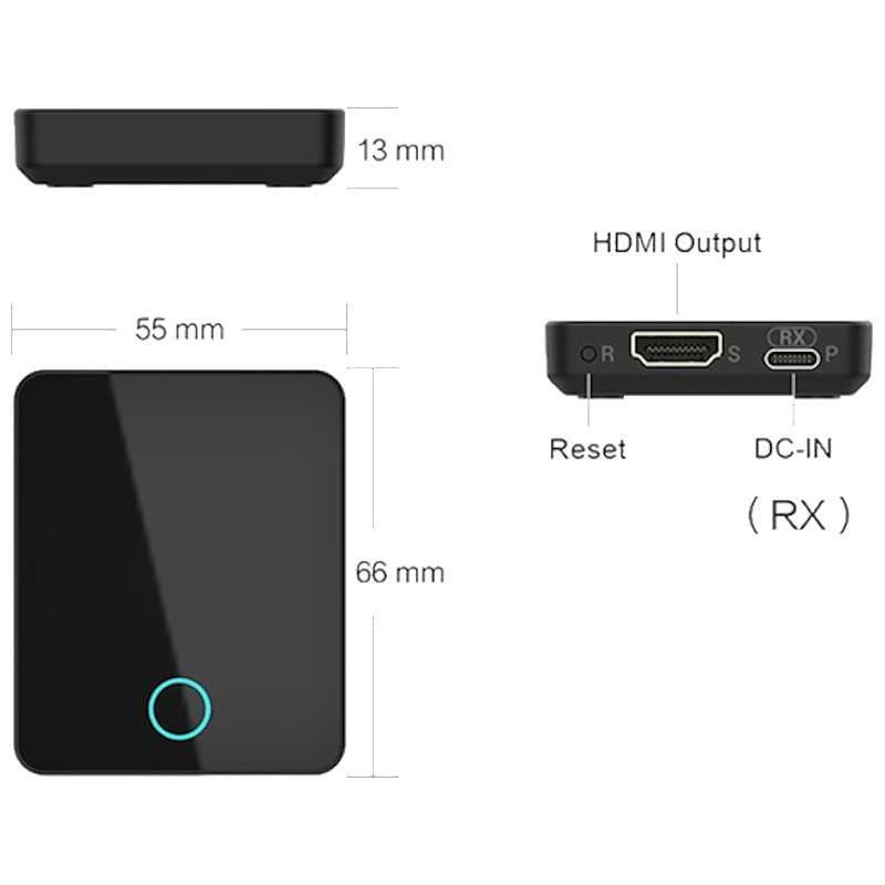 Extensor Hdmi Inalámbrico Hasta 30m Receptor