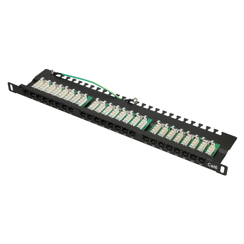 Extralink 0.5u 24port Cat6 Utp Patchpanel