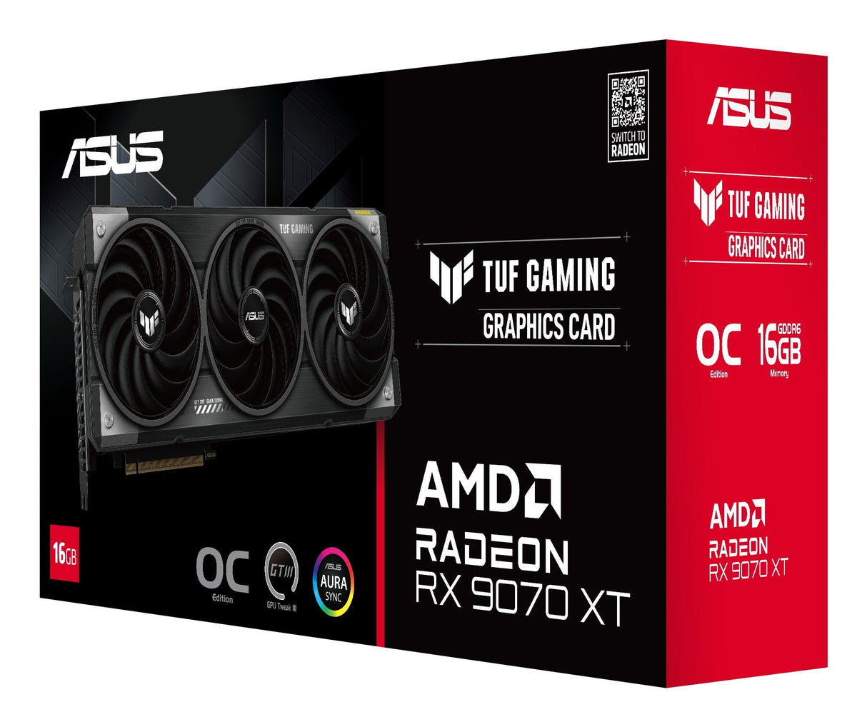 Tarjeta Grafica Asus Radeon Tuf Rx9070xt O16ggaming