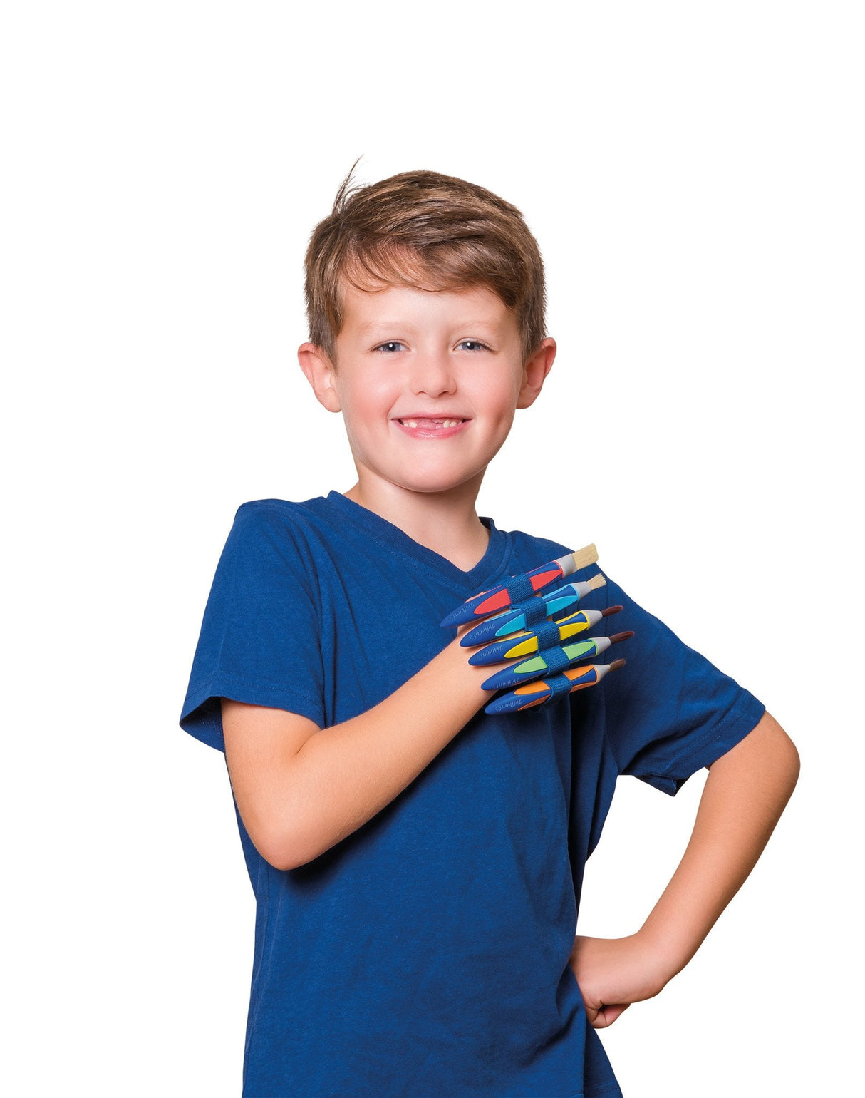 Juego De Pinceles Pelikan Griffix 5 Piezas, Incluye Cinta Para Pinceles 700733